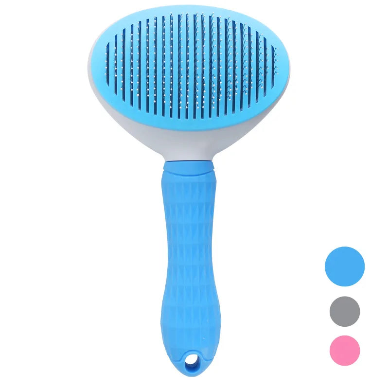 Self-Cleaning Pet Hair Removal Brush