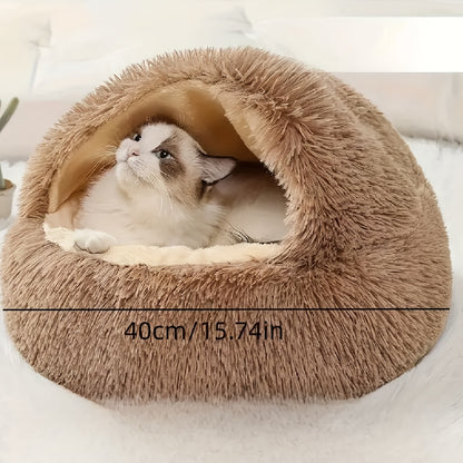 Cozy & Classic Style Warm Sleeping Bag for Cats & Small Dogs