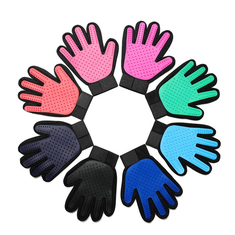 Silicone Pet Grooming & Shedding Gloves