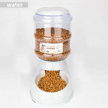 Large Capacity Pet Feeder & Water Dispenser