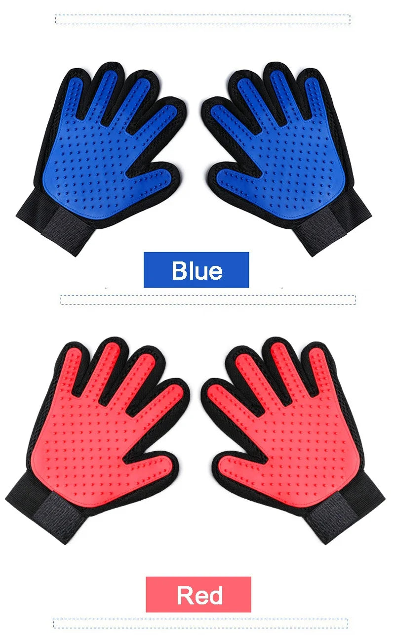 Silicone Pet Grooming & Shedding Gloves