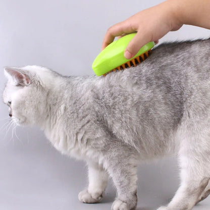 3-in-1 Electric Steam Pet Brush