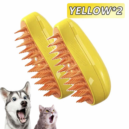 3-in-1 Electric Steam Pet Brush