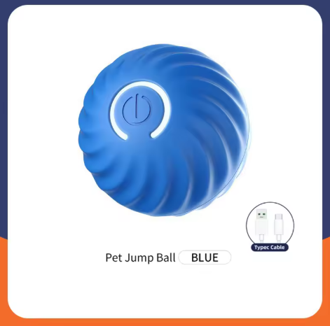 Automatic dog walking ball