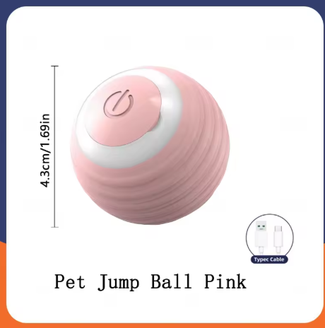 Automatic dog walking ball