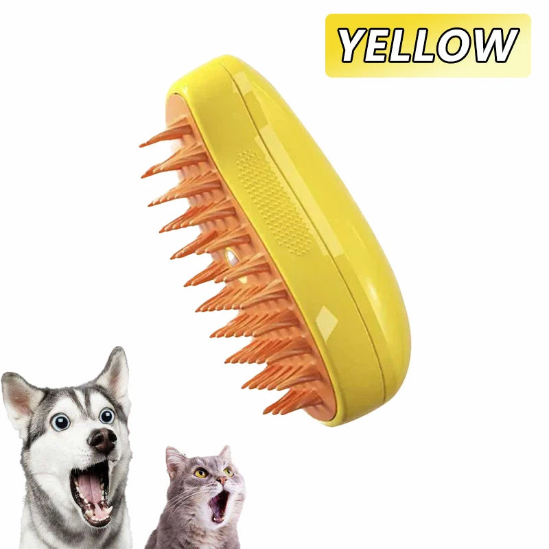 3-in-1 Electric Steam Pet Brush